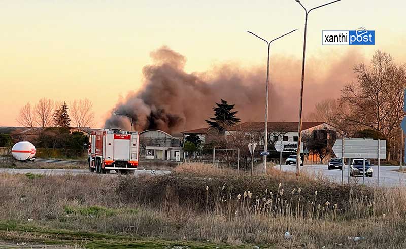 Πυρκαγιά σε αποθηκευτικό χώρο στην πρώην ΣΕΒΑΘ