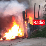 Πυρκαγιά σε χώρο συγκέντρωσης πλαστικών κοντά στο Κεντρί Ιεράπετρας (Φωτό)