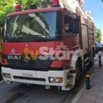 Λαμία: Πυρκαγιά σε σπίτι στο κέντρο της πόλης (Φωτό)