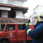 Πυρκαγιά σε εγκαταλελειμμένη μονοκατοικία στην Πολίχνη Θεσσαλονίκης