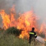 Σύλληψη μιας γυναίκας για πυρκαγιά στις Κεχριές Κορινθίας