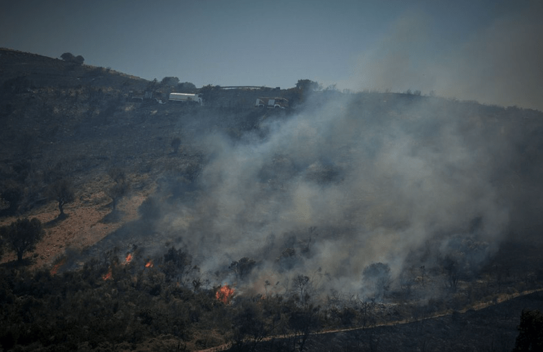 Μεγάλη πυρκαγιά σε χαμηλή βλάστηση στο Κιλκίς - Συναγερμός στην Πυροσβεστική