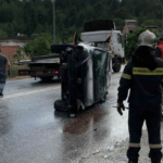 Τροχαίο - Καραμπόλα τριών αυτοκινήτων στα Τρίκαλα (Φωτο)