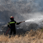 Πυρκαγιά σε χορτολιβαδική έκταση στον Κρότο του Δήμου Γόρτυνας