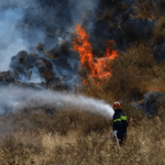 Πυρκαγιά σε χορτολιβαδική έκταση στα Βασιλικά Κέρκυρας