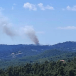 Μεγάλη πυρκαγιά ΤΩΡΑ στην Κασσάνδρα Χαλκιδικής (Φωτό)