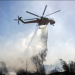 Υπό μερικό έλεγχο η πυρκαγιά σε δασική έκταση στην περιοχή Πλατάνια Ρόδου