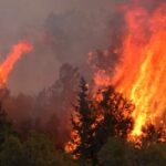 Πυρκαγιά σε εξέλιξη σε χορτολιβαδική έκταση στην Ρόδο