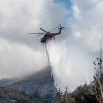 Κρέστενα: Σε ύφεση και χωρίς ενεργό μέτωπο η φωτιά – Προσαγωγές και καταθέσεις