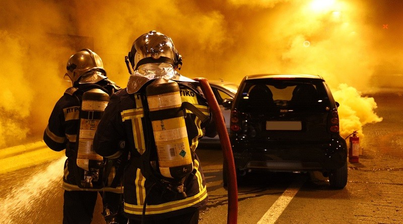 Πυρκαγιά σε Ι.Χ όχημα στο ύψος της Κηφισιάς στην Αθηνών-Λαμίας