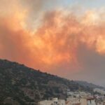 Μεγάλη πυρκαγιά σε εξέλιξη στην Κέρη Μαλεβιζίου Κρήτης