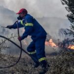 Πυρκαγιά σε χορτολιβαδική έκταση στην Εγνατία Οδός Ηγουμενίτσας - Κήπων Έβρου