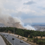 Πυρκαγιά στο περιαστικό δάσος του Σειχ Σου στη Θεσσαλονίκη (Φωτό)