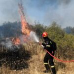 Πυρκαγιά σε αγροτοδασική έκταση στο Ηράκλειο Κρήτης