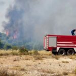 Πυρκαγιά σε χαμηλή βλάστηση στην περιοχή Καρυά Φθιώτιδας