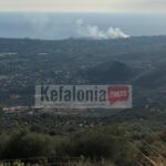 Πυρκαγιά σε χορτολιβαδική έκταση στην Λειβαθούς Κεφαλονιάς