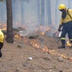 Ισπανία: Διαδήλωση δασοπυροσβεστών στη Μαδρίτη ζητώντας βελτιωμένα εργασιακά δικαιώματα