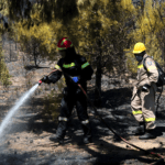 Πυρκαγιά σε γεωργική έκταση στην Αρτέμιδα Αττικής