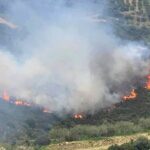 Πυρκαγιά σε αγροτική έκταση στην περιοχή Καβούρι Ηλείας