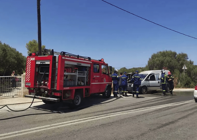 Πυρκαγιά σε Ι.Χ όχημα στην επαρχιακή οδό Ιωαννίνων – Δωδώνης