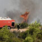 Πυρκαγιά σε αγροτοδασική έκταση στην περιοχή Βουλιαγμένη Ηλείας