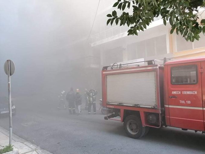 Πυρκαγιά σε κτίριο διαμονής στον Άγιο Παύλο Ημαθίας