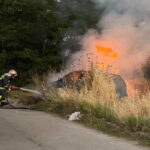 Πυρκαγιά σε Ι.Χ όχημα επί της Ε.Ο. Θεσσαλονίκης - Αθηνών στον κόμβο Καλοχωρίου Θεσσαλονίκης