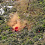 Άσκηση ετοιμότητας για την αντιμετώπιση κινδύνου πυρκαγιάς στην περιοχή της Χαμολιάς στο Πόρτο Ράφτη