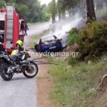 Πυρκαγιά σε Ι.Χ όχημα στην Κουκουράβα Πηλίου