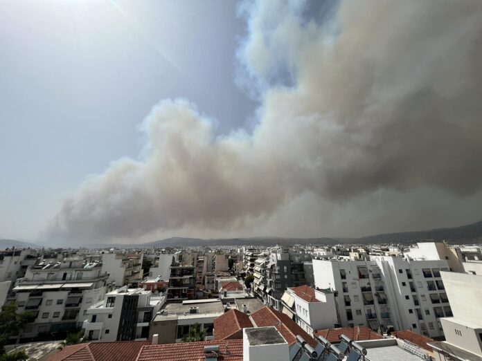 Πυρκαγιά σε αγροτοδασική έκταση στο Βελεστίνο Μαγνησίας