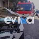 Σοβαρό τροχαίο στο Βασιλικό Ευβοίας με εγκλωβισμό ηλικιωμένης