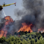 Πυρκαγιά σε δασική έκταση στη Άντισσα Λέσβου