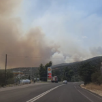 Μαίνεται ανεξέλεγκτη η πυρκαγιά στην Μαγνησία