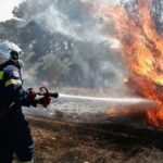 Πυρκαγιά σε δασική έκταση στον Αστακό Αιτωλοακαρνανίας