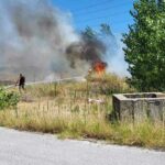 Πυρκαγιά σε αγροτοδασική έκταση στην περιοχή Θαλασσιά Ξάνθης