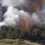 Μεγάλη δασική πυρκαγιά στη Δεσκάτη Γρεβενών