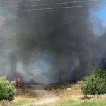 Πυρκαγιά σε υπαίθριο χώρο στο Χορτερό Σερρών