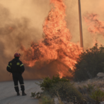 Πυρκαγιά σε γεωργική έκταση στο Δεβελίκι Χαλκιδικής