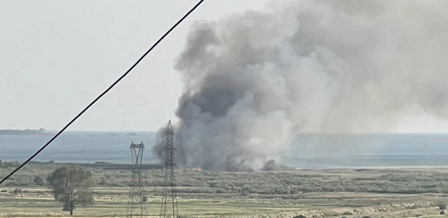 Πυρκαγιά σε χορτολιβαδική έκταση στην περιοχή Διαλαμπή Ροδόπης