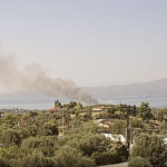 Πυρκαγιά σε δασική έκταση στο Μαρκόπουλο Ωρωπού Αττικής