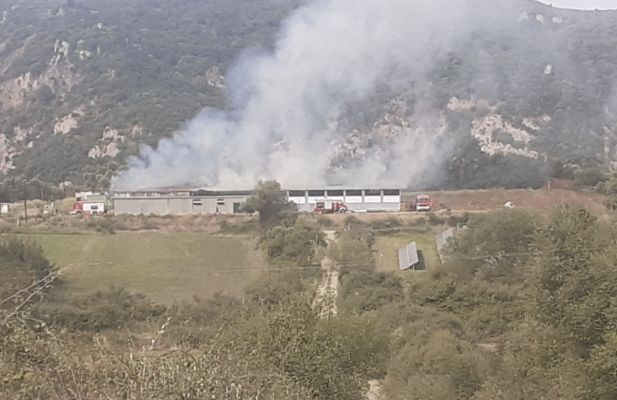 Πυρκαγιά σε στάβλο στον Κουβαρά του Δήμου Ξηρομέρου