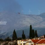 Υπό μερικό έλεγχο τέθηκε η πυρκαγιά σε αγροτοδασική έκταση στο Νέο Ροεινό Αργολίδας