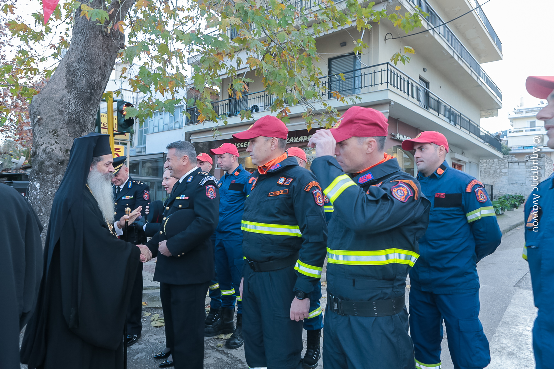 Το Πυροσβεστικό Σώμα υποδέχθηκε με λαμπρότητα πιστό αντίγραφο της Ιεράς και Θαυματουργού Εικόνος της Παναγίας της Πεφανερωμένης