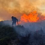 Πυρκαγιά σε αγροτοδασική έκταση στο Μαρκόπουλο Αττικής