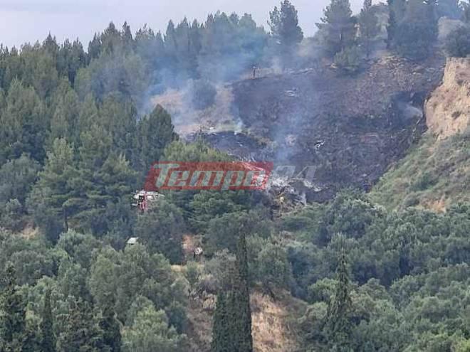 Τέθηκε άμεσα υπό έλεγχο η πυρκαγιά σε χαμηλή βλάστηση στην περιοχή Γούβες στην Πάτρα