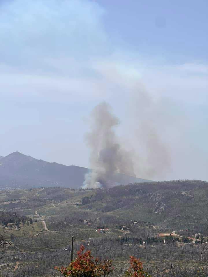 Πυρκαγιά σε δασική έκταση στη Δροσοπηγή Αττικής