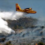 Υπό μερικό έλεγχο τέθηκε η πυρκαγιά στην Πλάτη Μεσσηνίας