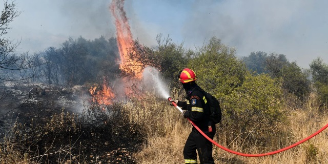 Πυρκαγιά σε χαμηλή βλάστηση στη θέση Σταυρός του δήμου Κεντρικών Τζουμέρκων Ηπείρου