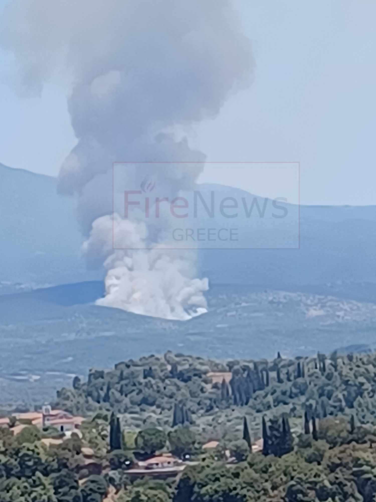 Πυρκαγιά σε δασική έκταση στην περιοχή Κακουραίικα Αρκαδίας