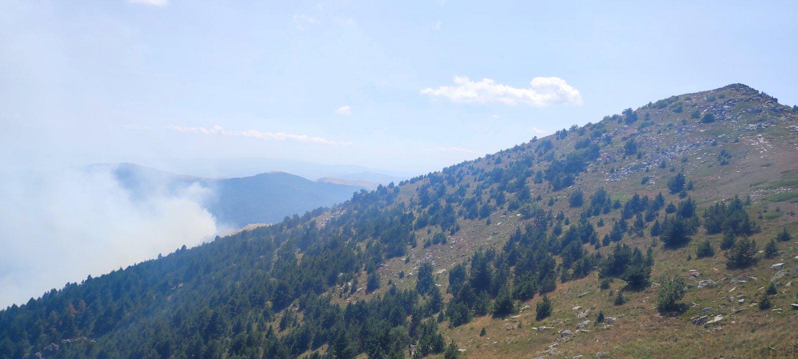 Πυρκαγιά σε δασική έκταση στο Φλάμπουρο Βελβεντού Κοζάνης